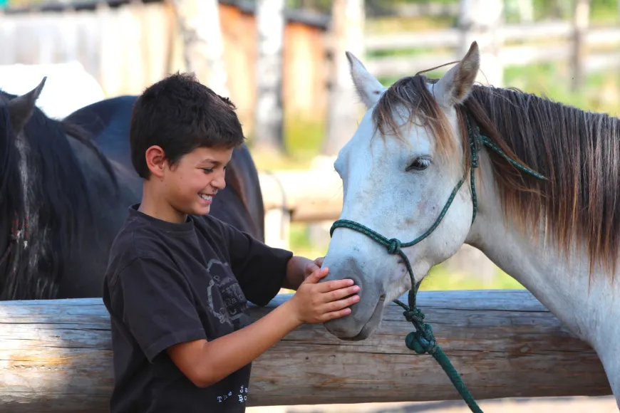 The connection between guests and their horses is very special