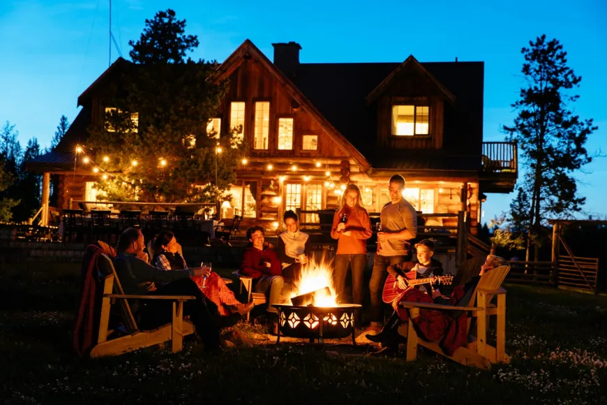 Families can gather around the campfire